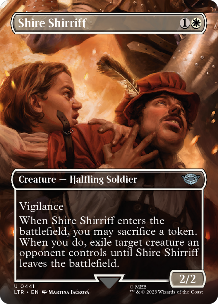 Shire Shirriff (Borderless Alternate Art) [The Lord of the Rings: Tales of Middle-Earth] | Grognard Games