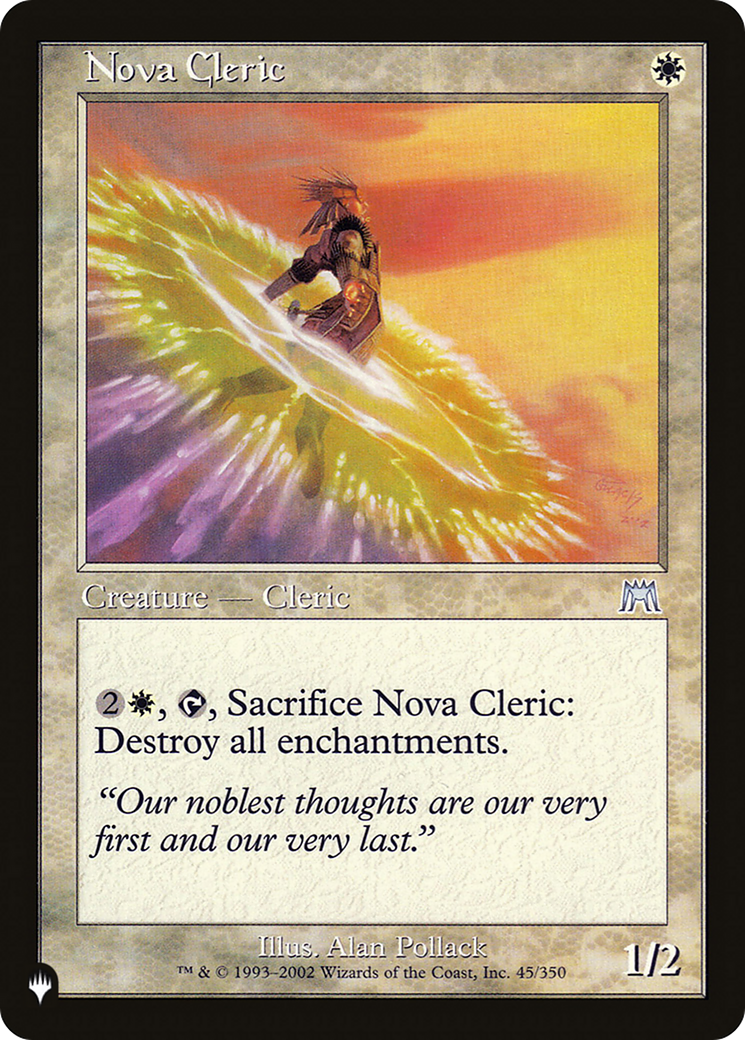 Nova Cleric [The List] | Grognard Games