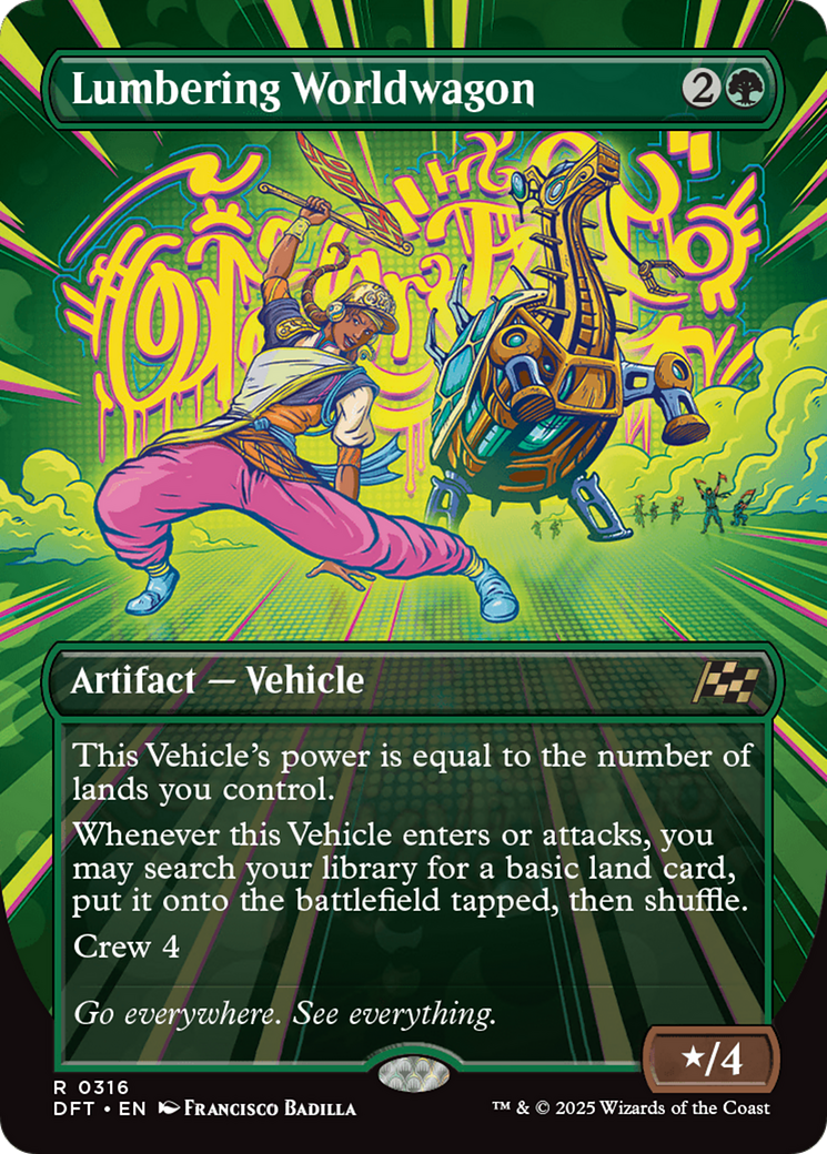 Lumbering Worldwagon (Borderless) [Aetherdrift] | Grognard Games