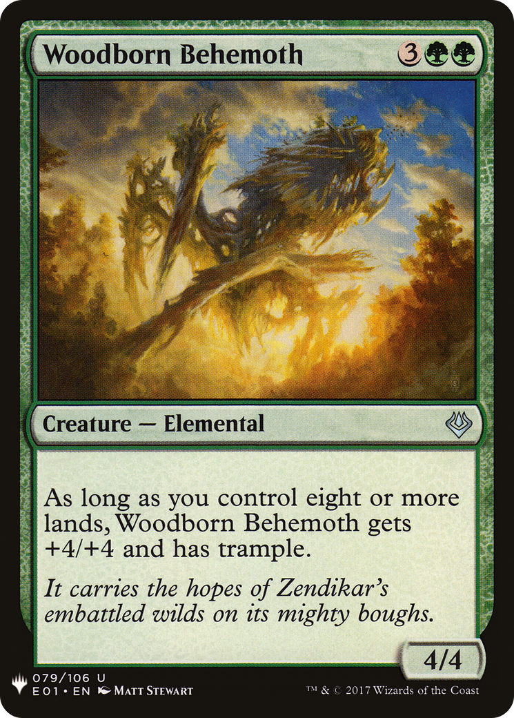 Woodborn Behemoth [Mystery Booster] | Grognard Games
