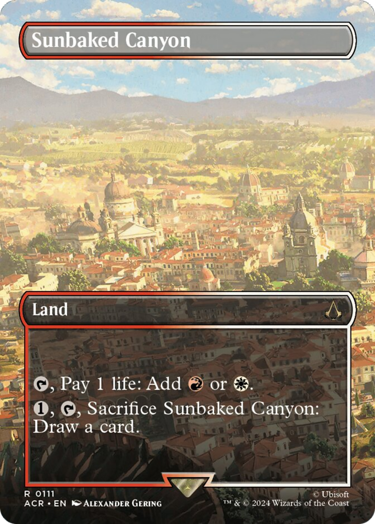 Sunbaked Canyon (Borderless) [Assassin's Creed] | Grognard Games