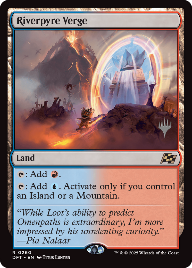 Riverpyre Verge (Promo Pack) [Aetherdrift Promos] | Grognard Games