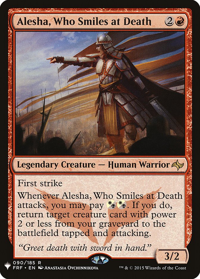 Alesha, Who Smiles at Death [Mystery Booster] | Grognard Games