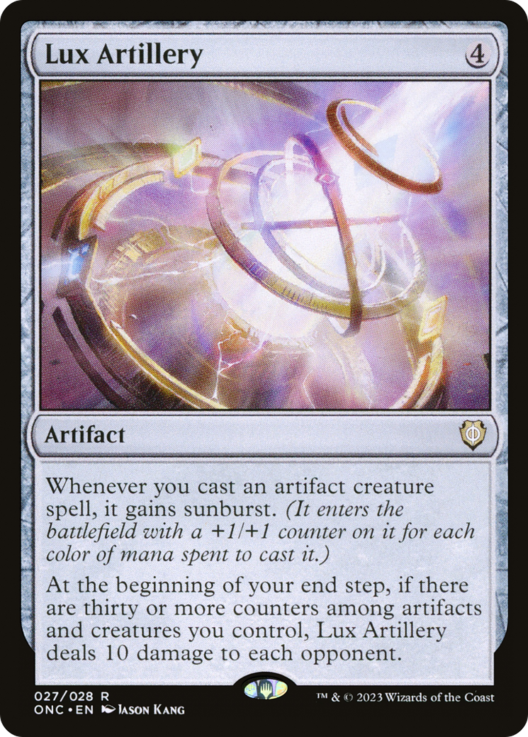 Lux Artillery [Phyrexia: All Will Be One Commander] | Grognard Games