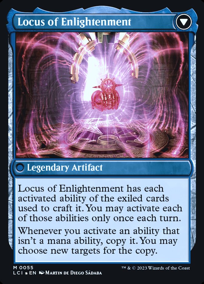 The Enigma Jewel // Locus of Enlightenment [The Lost Caverns of Ixalan Prerelease Cards] | Grognard Games