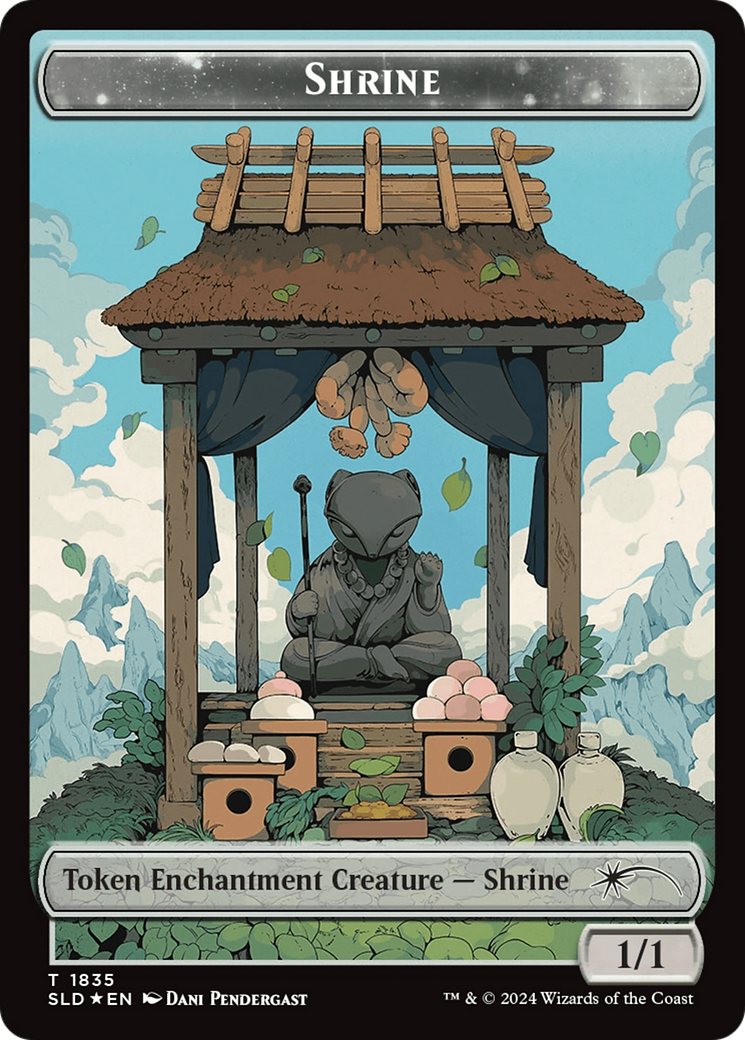 Shrine Token (Rainbow Foil) [Secret Lair: From Cute to Brute Tokens] | Grognard Games