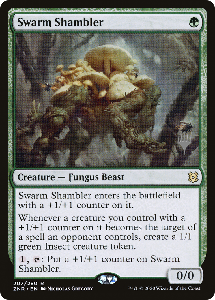 Swarm Shambler (Promo Pack) [Zendikar Rising Promos] | Grognard Games