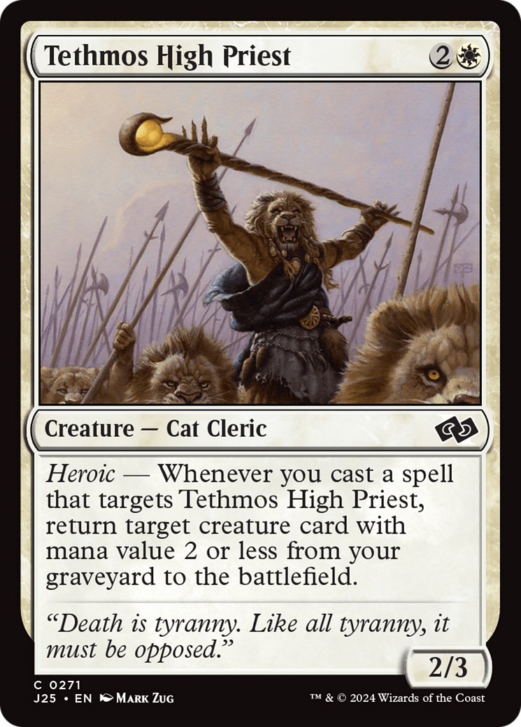 Tethmos High Priest [Foundations Jumpstart] | Grognard Games