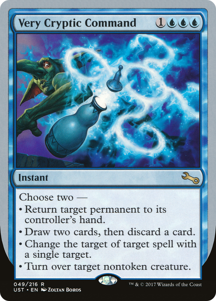 Very Cryptic Command (UST-049) - Unstable Foil | Grognard Games