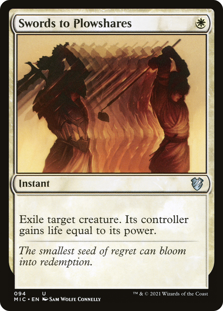 Swords to Plowshares [Innistrad: Midnight Hunt Commander] | Grognard Games