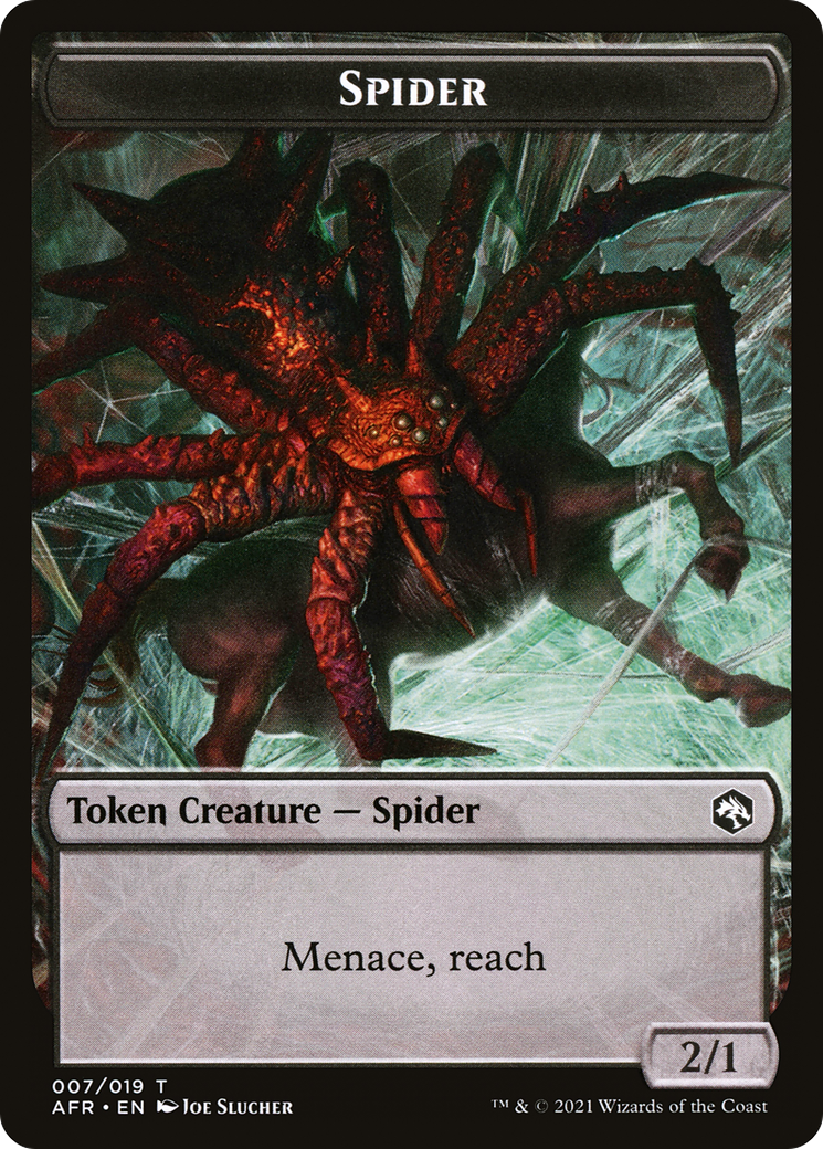 Spider Token (AFR-007) - Adventures in the Forgotten Realms Tokens | Grognard Games