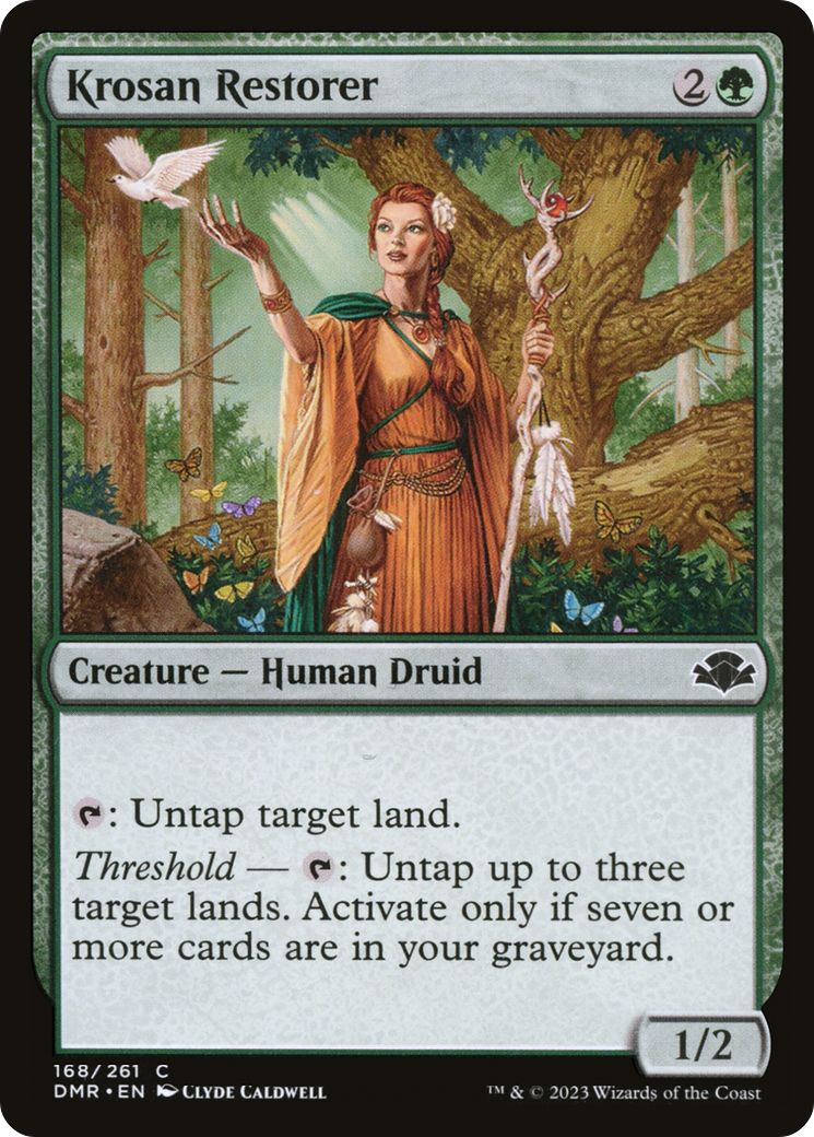 Krosan Restorer [Dominaria Remastered] | Grognard Games