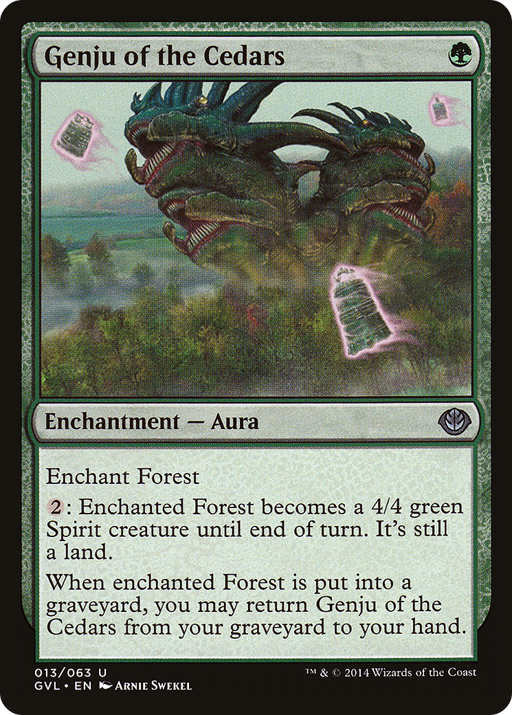 Genju of the Cedars (Garruk vs. Liliana) [Duel Decks Anthology] | Grognard Games