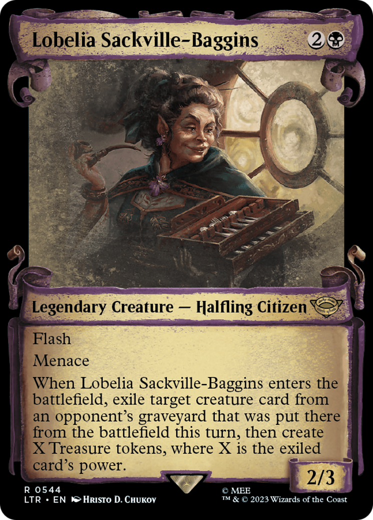 Lobelia Sackville-Baggins [The Lord of the Rings: Tales of Middle-Earth Showcase Scrolls] | Grognard Games