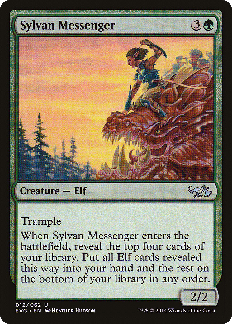 Sylvan Messenger (Elves vs. Goblins) [Duel Decks Anthology] | Grognard Games