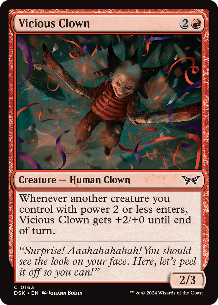 Vicious Clown [Duskmourn: House of Horror] | Grognard Games