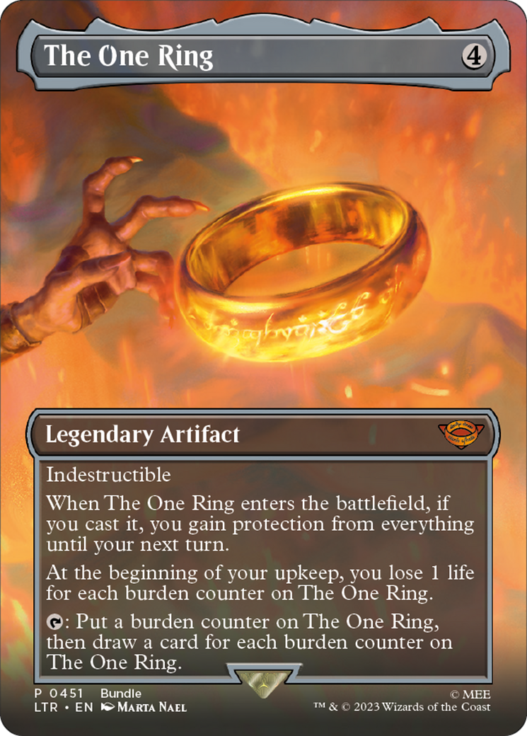 The One Ring (Borderless Alternate Art) [The Lord of the Rings: Tales of Middle-Earth] | Grognard Games