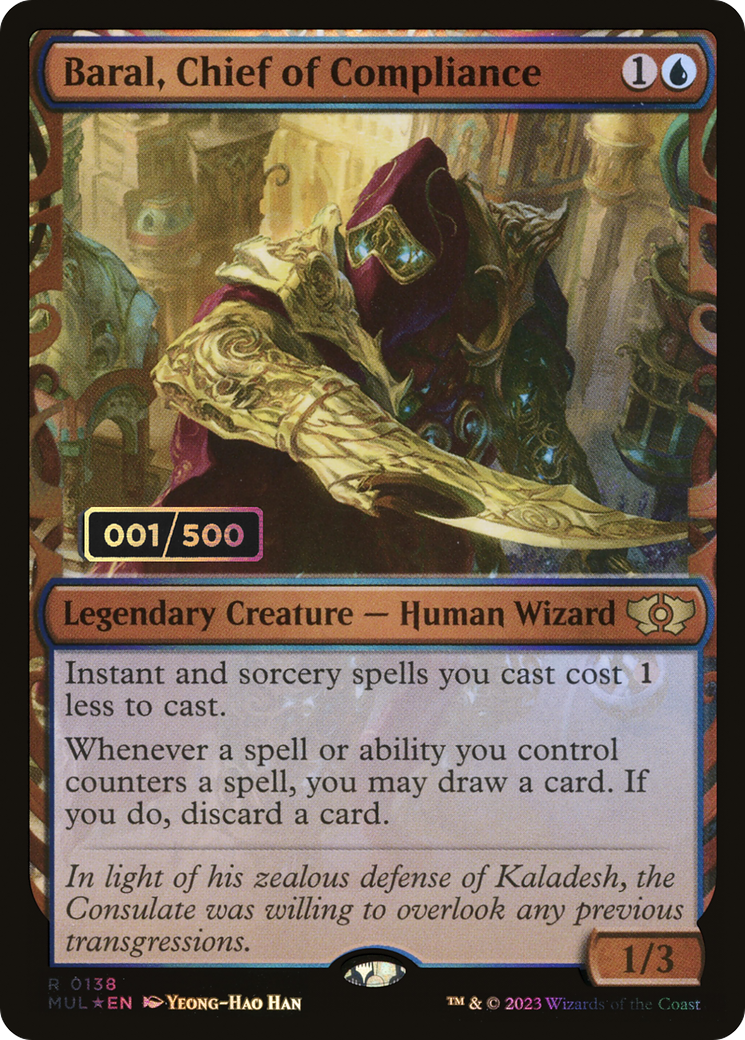 Baral, Chief of Compliance (Serialized) [Multiverse Legends] | Grognard Games