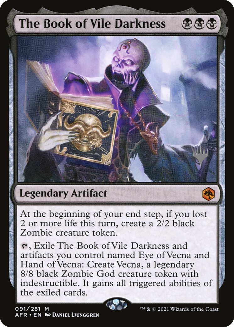 The Book of Vile Darkness (Promo Pack) [Dungeons & Dragons: Adventures in the Forgotten Realms Promos] | Grognard Games