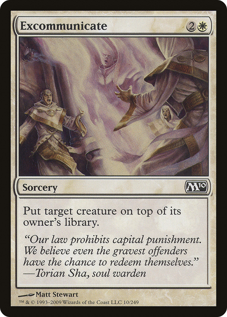 Excommunicate [Magic 2010] | Grognard Games