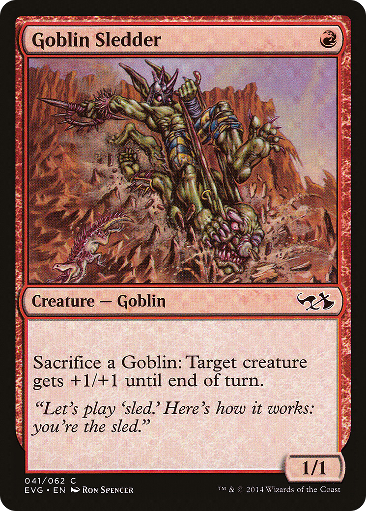 Goblin Sledder (Elves vs. Goblins) [Duel Decks Anthology] | Grognard Games