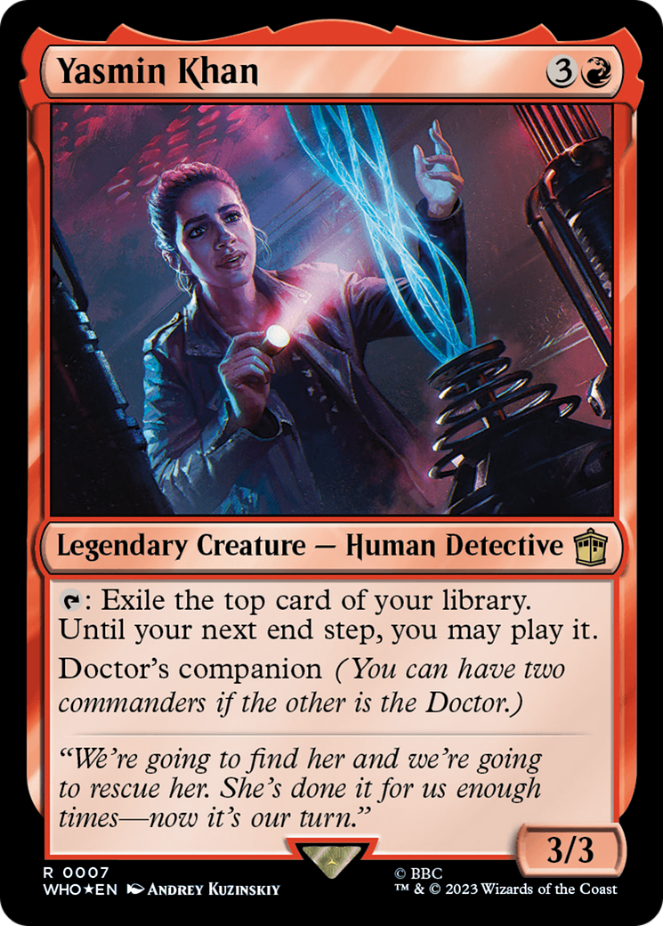 Yasmin Khan [Doctor Who] | Grognard Games