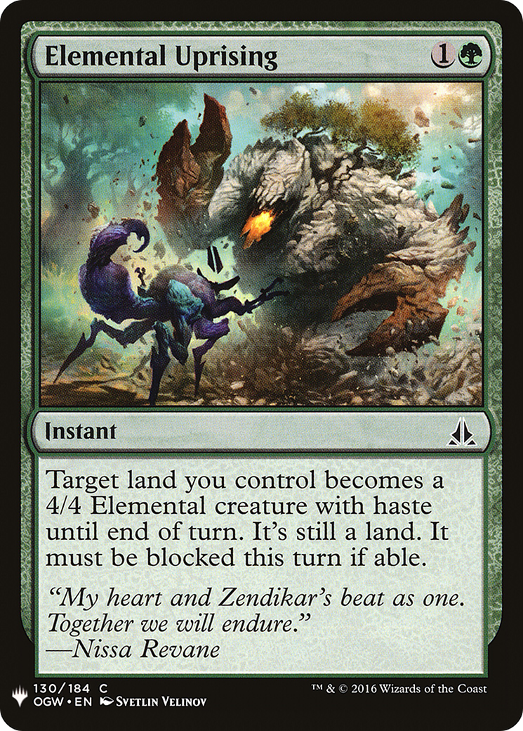 Elemental Uprising [Mystery Booster] | Grognard Games