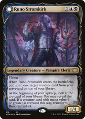 Runo Stromkirk // Krothuss, Lord of the Deep (Showcase Fang Frame) [Innistrad: Crimson Vow] | Grognard Games
