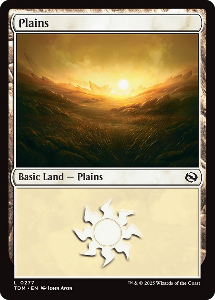 Plains (0277) [Tarkir: Dragonstorm] | Grognard Games
