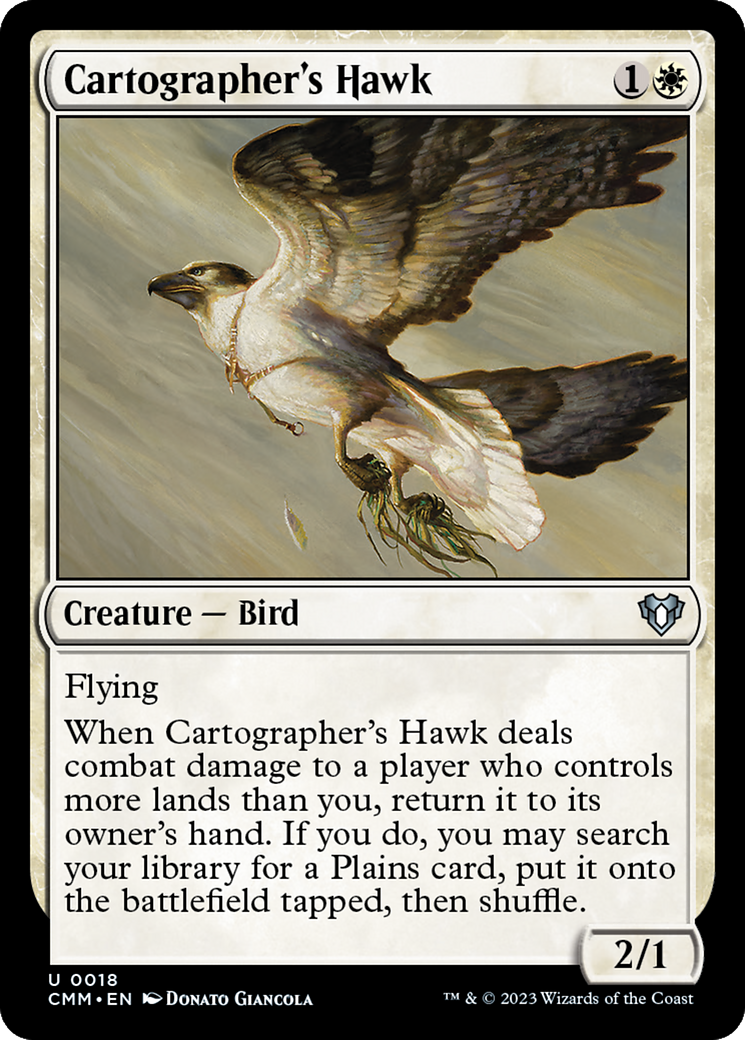 Cartographer's Hawk [Commander Masters] | Grognard Games