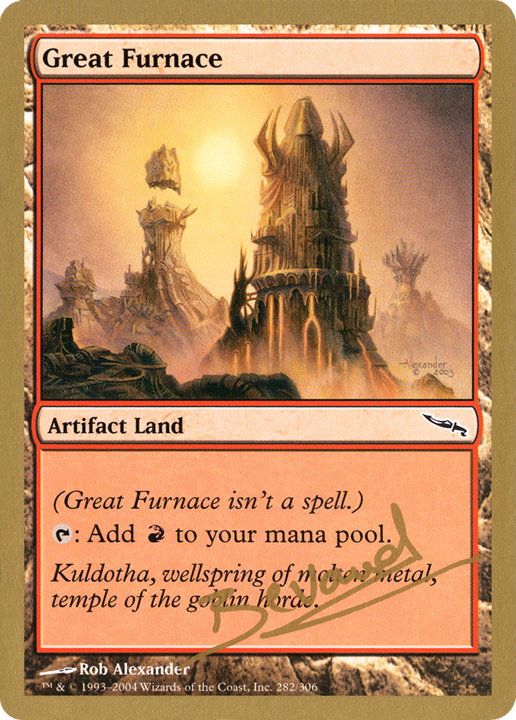 Great Furnace (Manuel Bevand) [World Championship Decks 2004] | Grognard Games