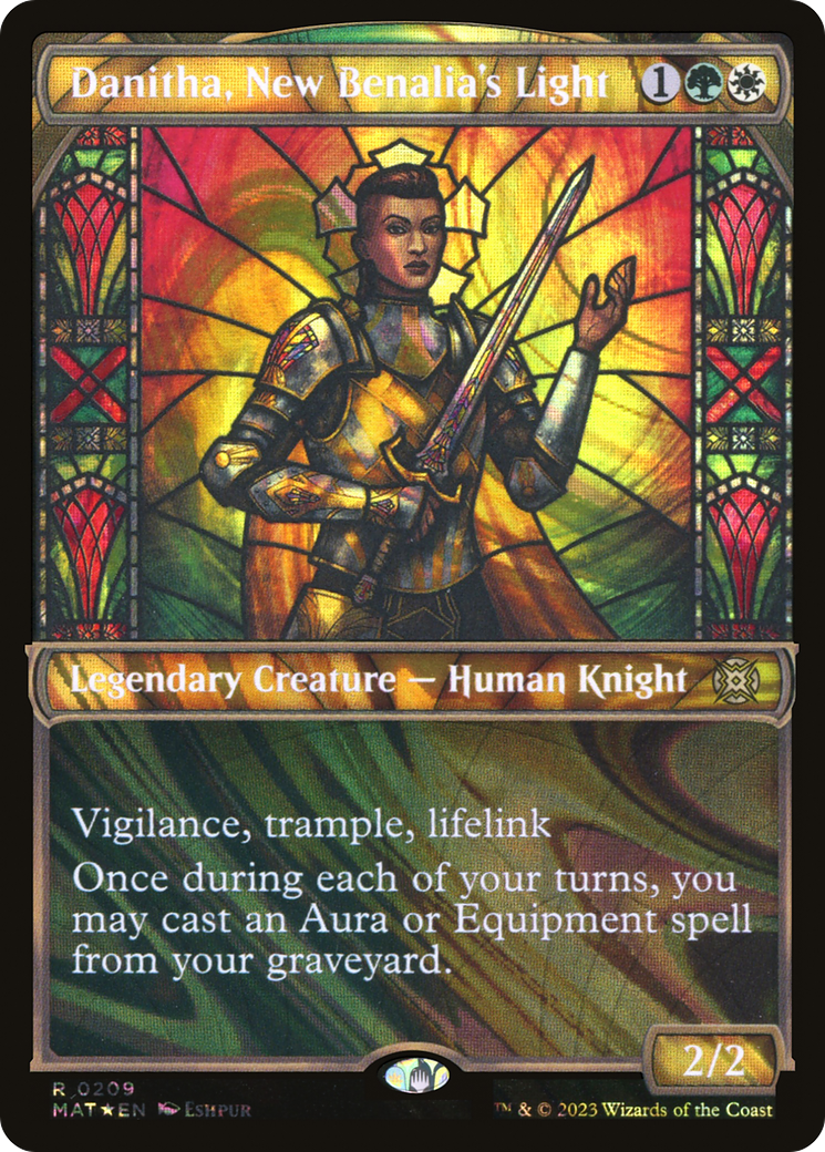 Danitha, New Benalia's Light (Showcase Halo Foil) [March of the Machine: The Aftermath] | Grognard Games