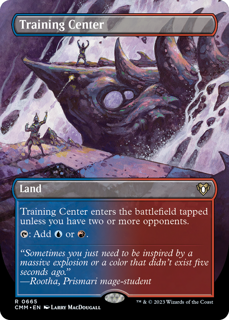 Training Center (Borderless Alternate Art) [Commander Masters] | Grognard Games