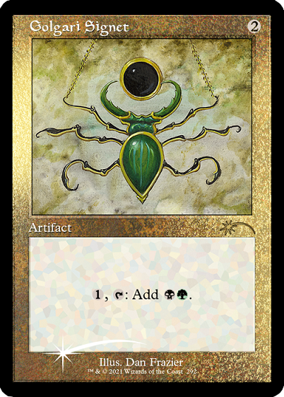 Golgari Signet (Retro) (Foil Etched) [Secret Lair Drop Series] | Grognard Games