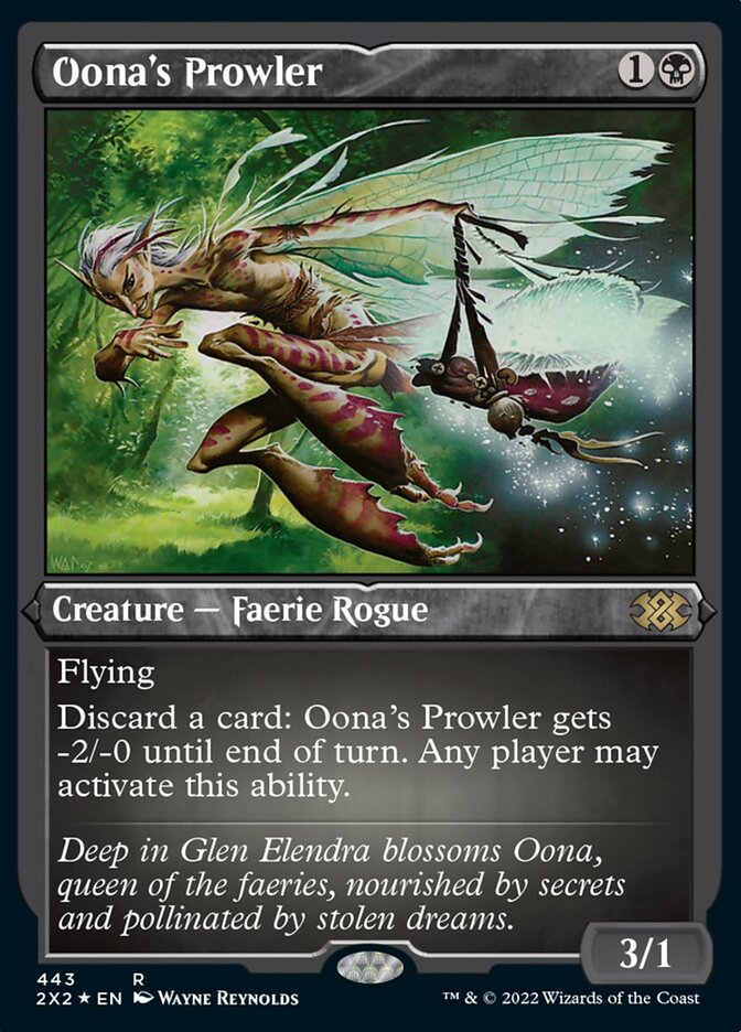 Oona's Prowler (Foil Etched) [Double Masters 2022] | Grognard Games