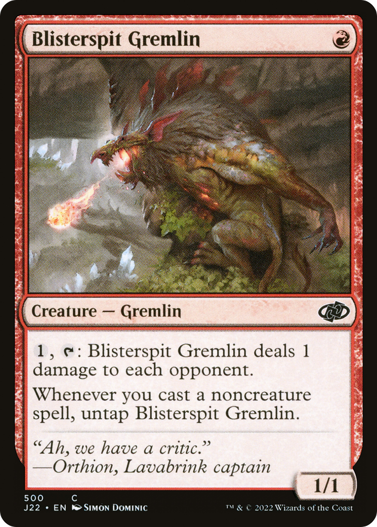 Blisterspit Gremlin [Jumpstart 2022] | Grognard Games