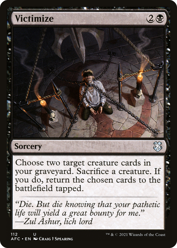 Victimize [Dungeons & Dragons: Adventures in the Forgotten Realms Commander] | Grognard Games