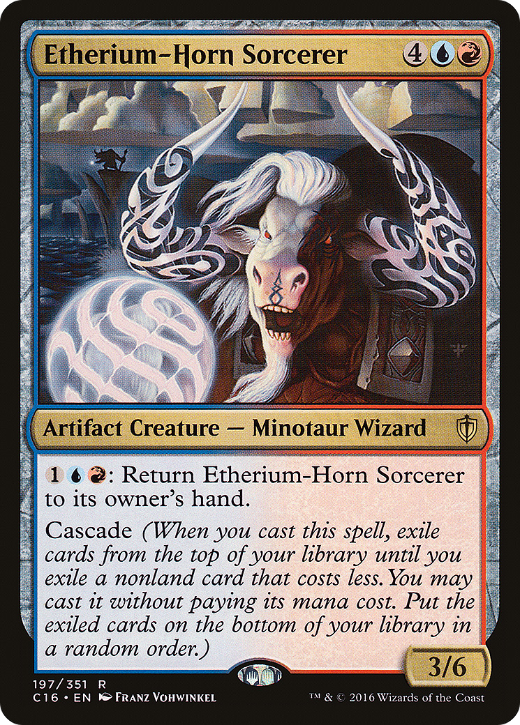 Etherium-Horn Sorcerer [Commander 2016] | Grognard Games