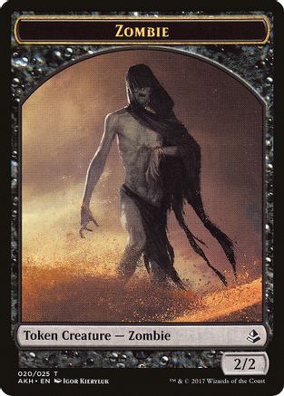 Zombie // Trueheart Duelist Token (AKH-20 // 13) - Amonkhet | Grognard Games
