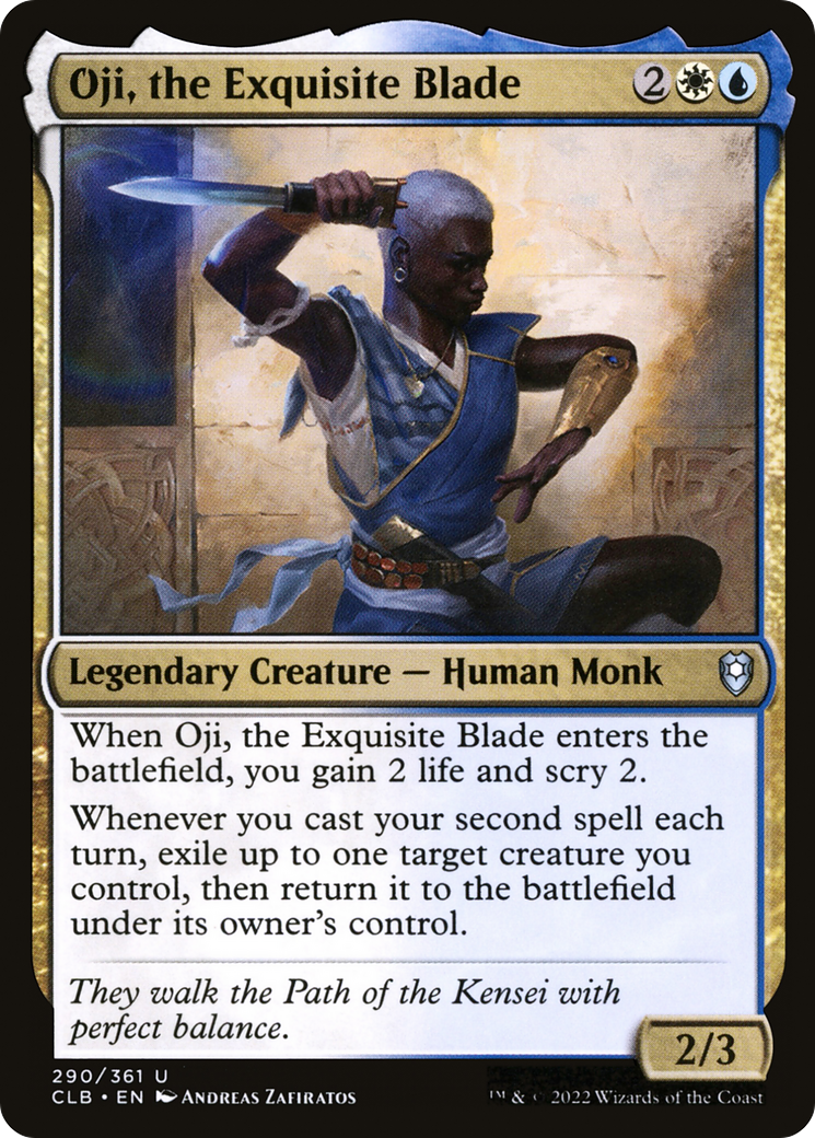 Oji, the Exquisite Blade (CLB-290) - Commander Legends: Battle for Baldur's Gate | Grognard Games