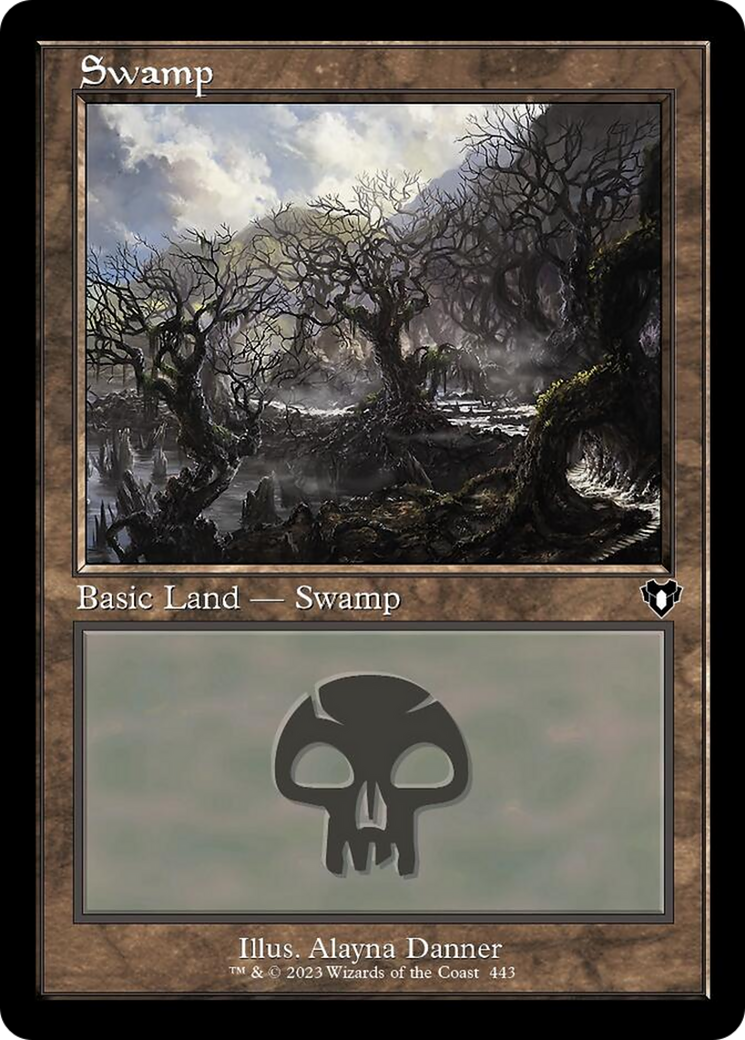 Swamp (443) (Retro) [Commander Masters] | Grognard Games