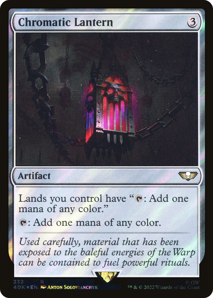 Chromatic Lantern (Surge Foil) [Universes Beyond: Warhammer 40,000] | Grognard Games