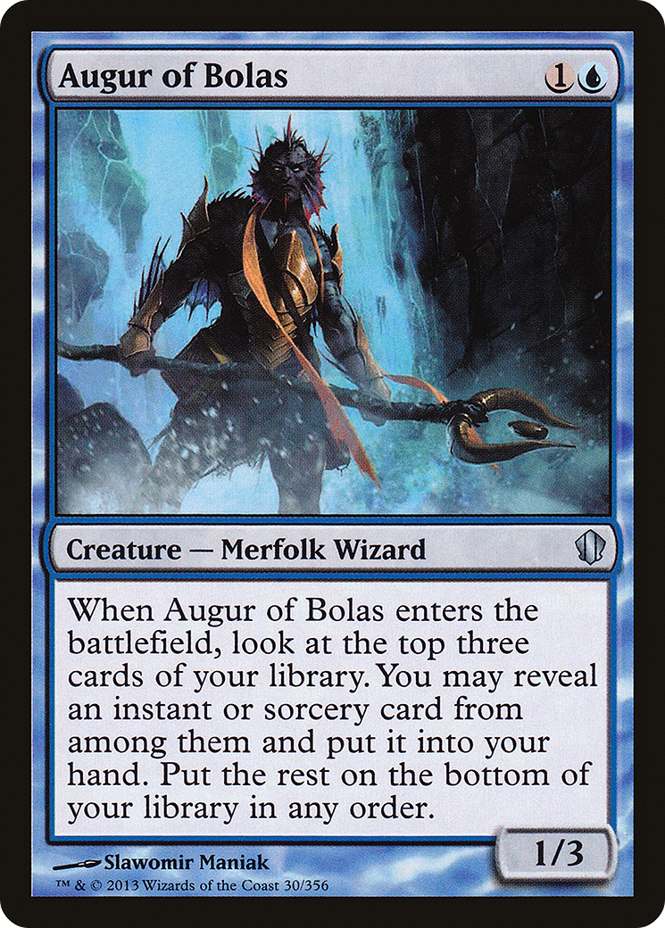 Augur of Bolas [Commander 2013] | Grognard Games