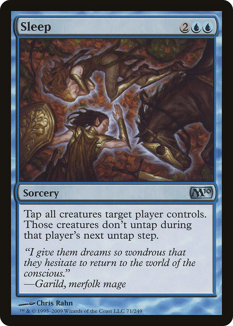 Sleep (M10-071) - Magic 2010 Foil | Grognard Games