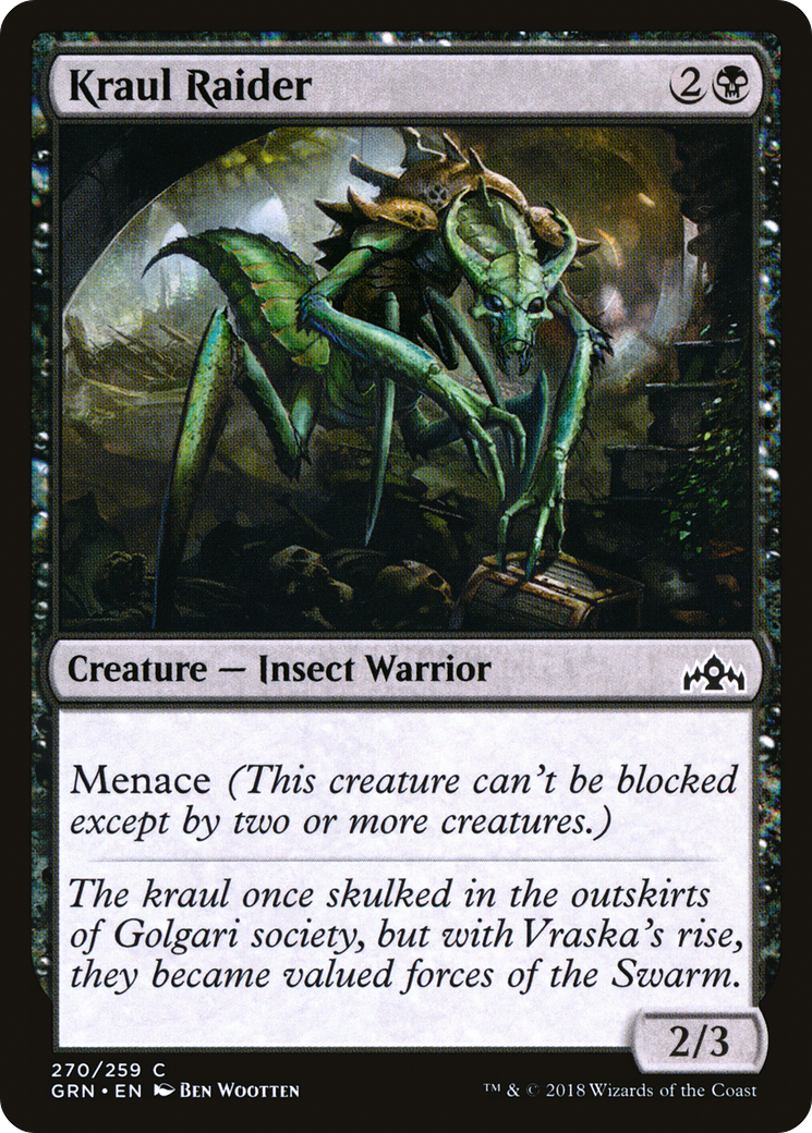 Kraul Raider (GRN-270) - Guilds of Ravnica Foil | Grognard Games