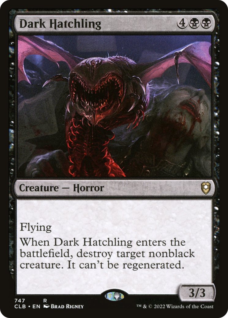 Dark Hatchling [Commander Legends: Battle for Baldur's Gate] | Grognard Games