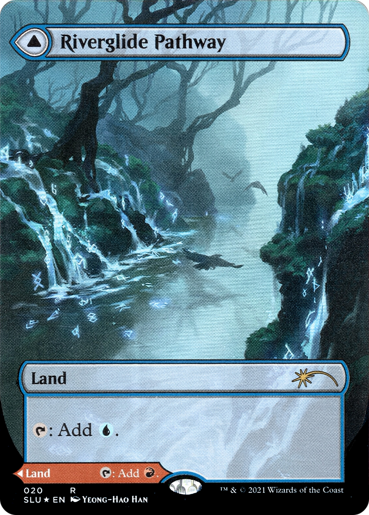 Riverglide Pathway // Lavaglide Pathway (Borderless) [Secret Lair: Ultimate Edition] | Grognard Games