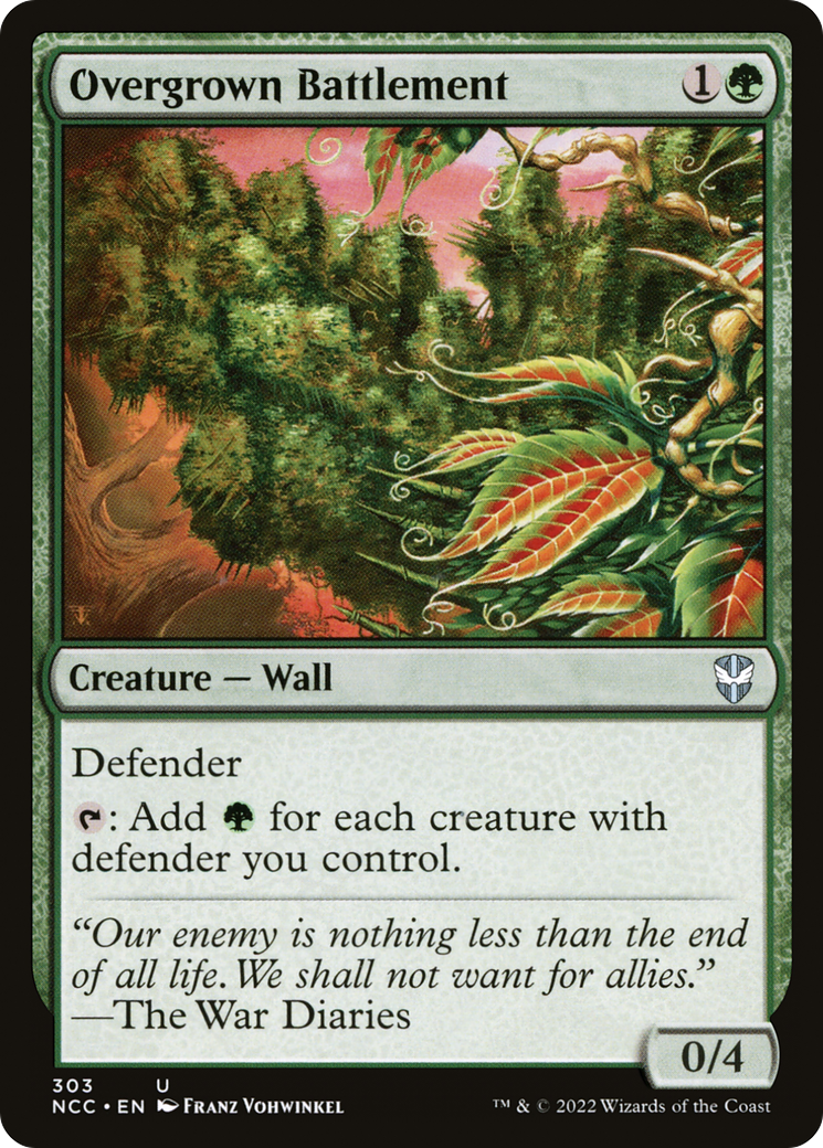 Overgrown Battlement [Streets of New Capenna Commander] | Grognard Games