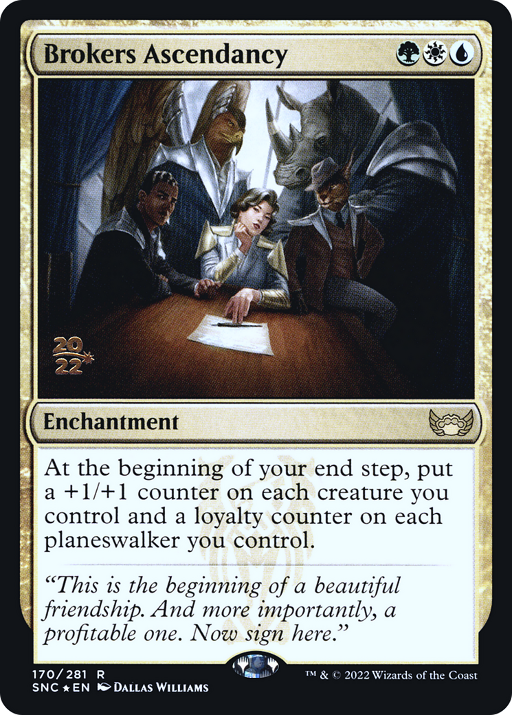 Brokers Ascendancy [Streets of New Capenna Prerelease Promos] | Grognard Games