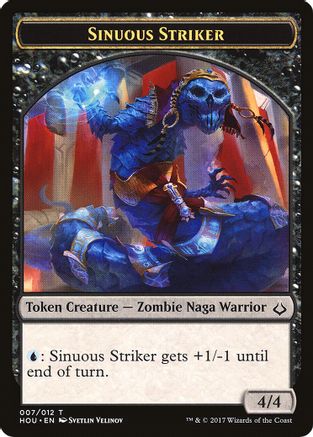 Sinuous Striker // Cat Double-Sided Token (HOU-7 // 16) - Hour of Devastation | Grognard Games